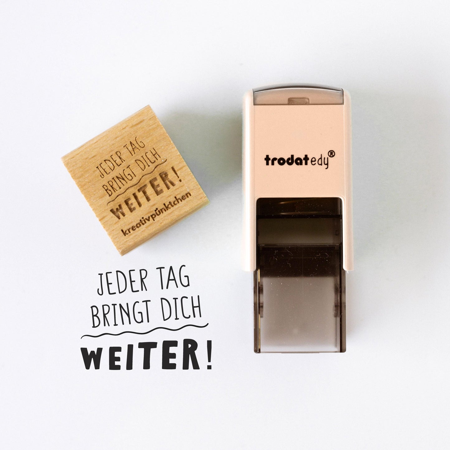 Lehrerstempel "Jeder Tag bringt dich weiter" Motivationsstempel positiv Belohnung Grundschule Growth Mindset Rückmeldung Geschenk HS171