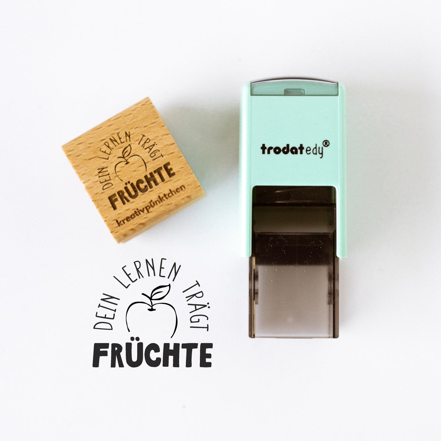 Lehrerstempel "Dein Lernen trägt Früchte" Motivationsstempel positiv Belohnung Grundschule Growth Mindset Rückmeldung Geschenk HS164
